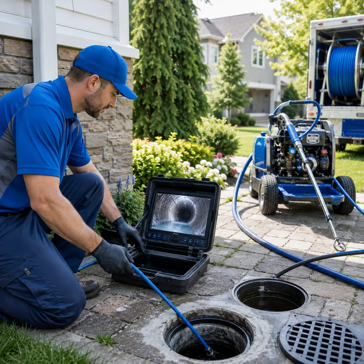 Outdoor drain cleaning professionals serving Silver Lake, WI